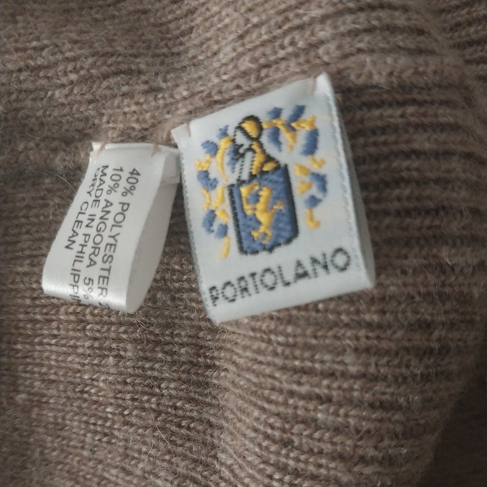 Portolano Tan Ribbed Beret | Size OS - Picture 6 of 6
